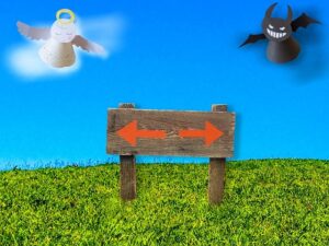 天使(善)と悪魔(悪)の選択