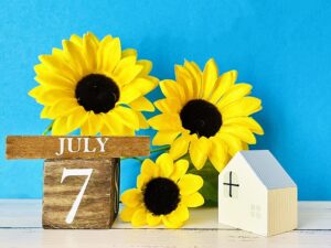 7月、ひまわり